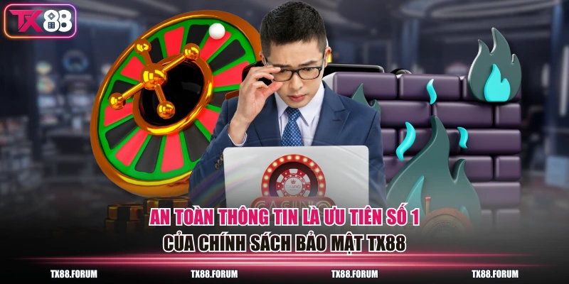 Chính Sách Bảo Mật TX88 - Bảo Vệ Thông Tin Tuyệt Đối 1 An toàn thông tin là ưu tiên số 1 của chính sách bảo mật TX88