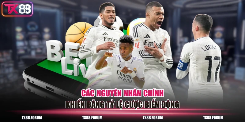 Kèo Nhà Cái - Tổng Hợp 3 Loại Hình Cược Hấp Dẫn Nhất 4 Các nguyên nhân chính khiến bảng tỷ lệ cược biến động