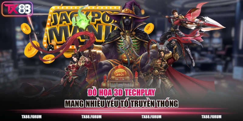 Khám Phá Nổ Hũ TX88 - Sở Hữu RTP Lên Đến 97% Từ Techplay 2 Đồ họa 3D Techplay mang nhiều yếu tố truyền thống